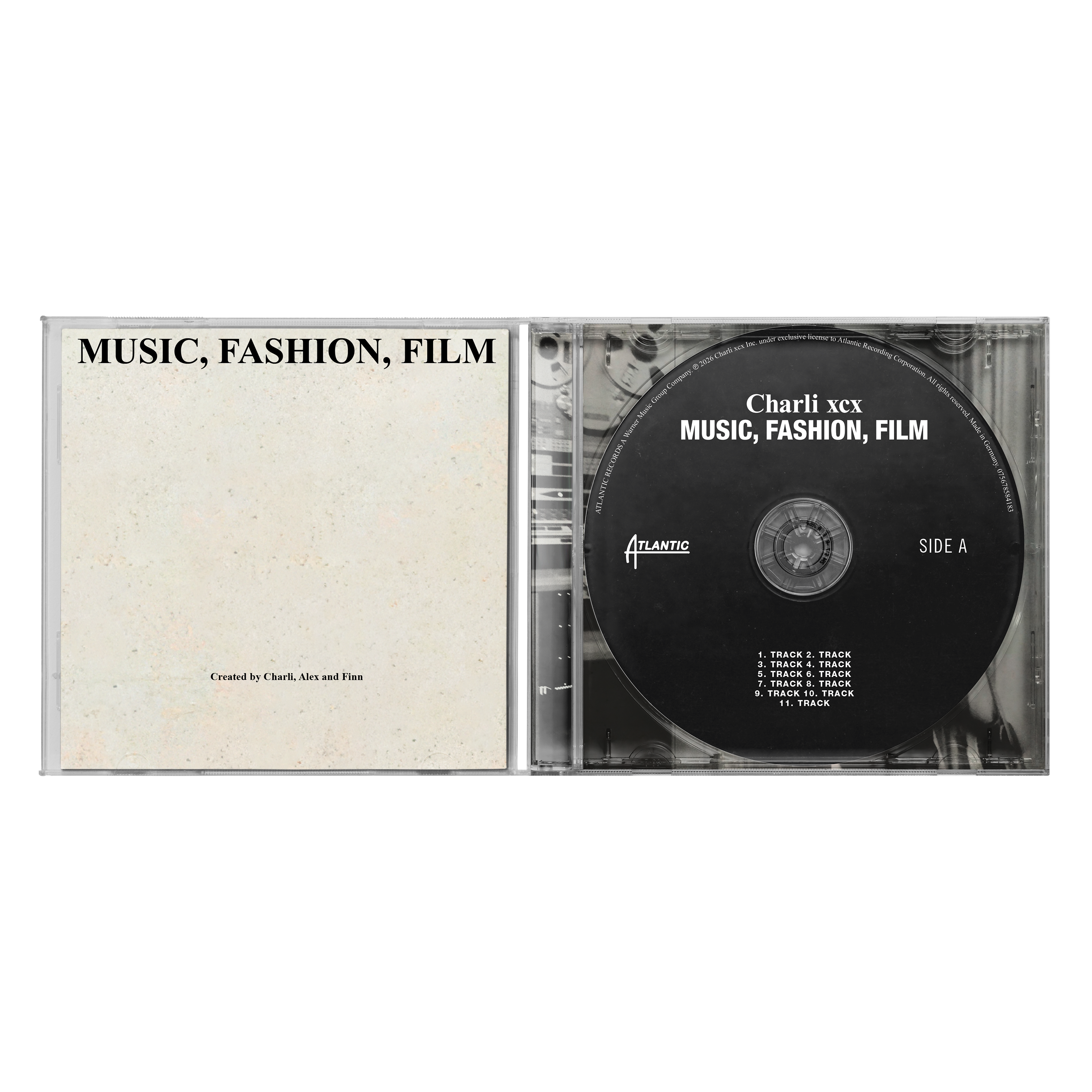 Music, Fashion, Film - Signed CD