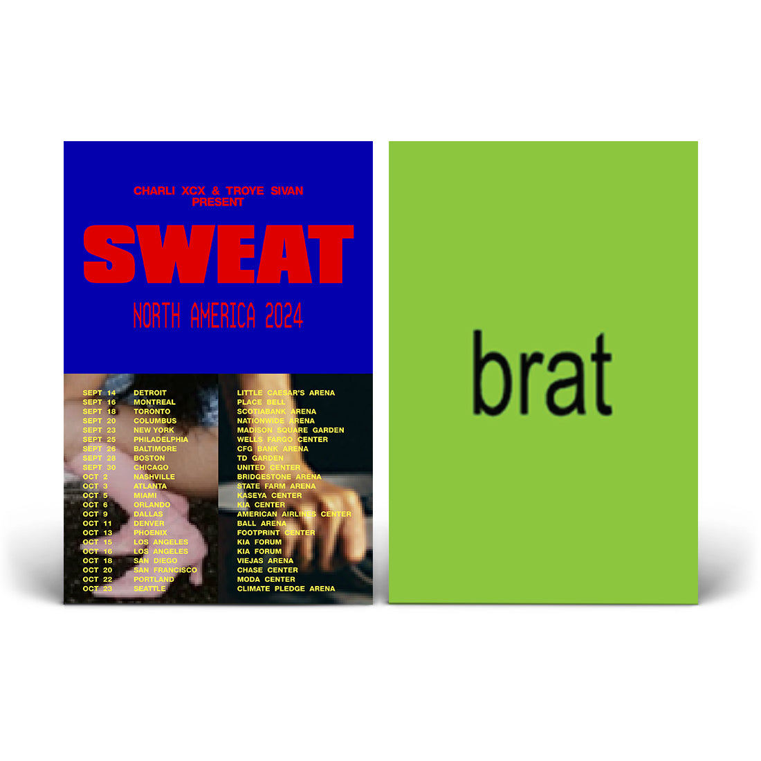 BRAT (picture disc vinyl including exclusive huge 6 feet by 4 feet SWEAT poster)