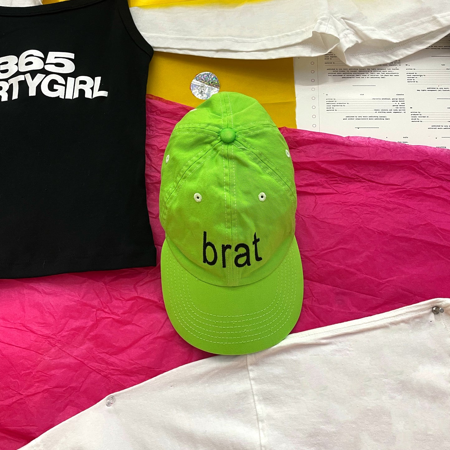 BRAT (embroidered hat)