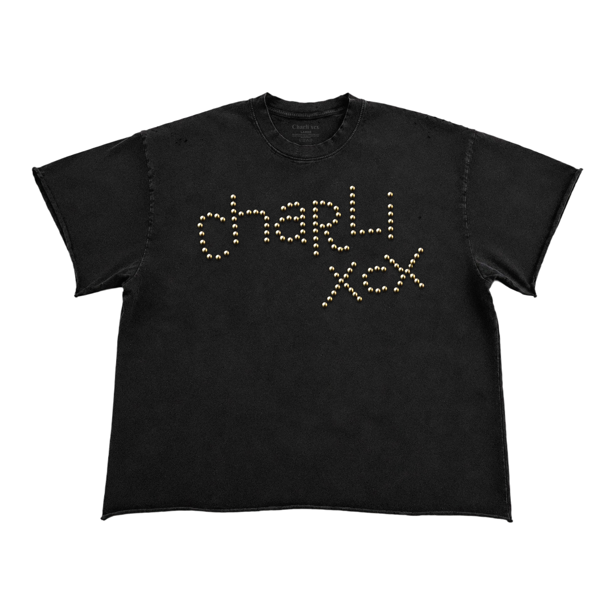 Charli XCX Brass Studded Tee