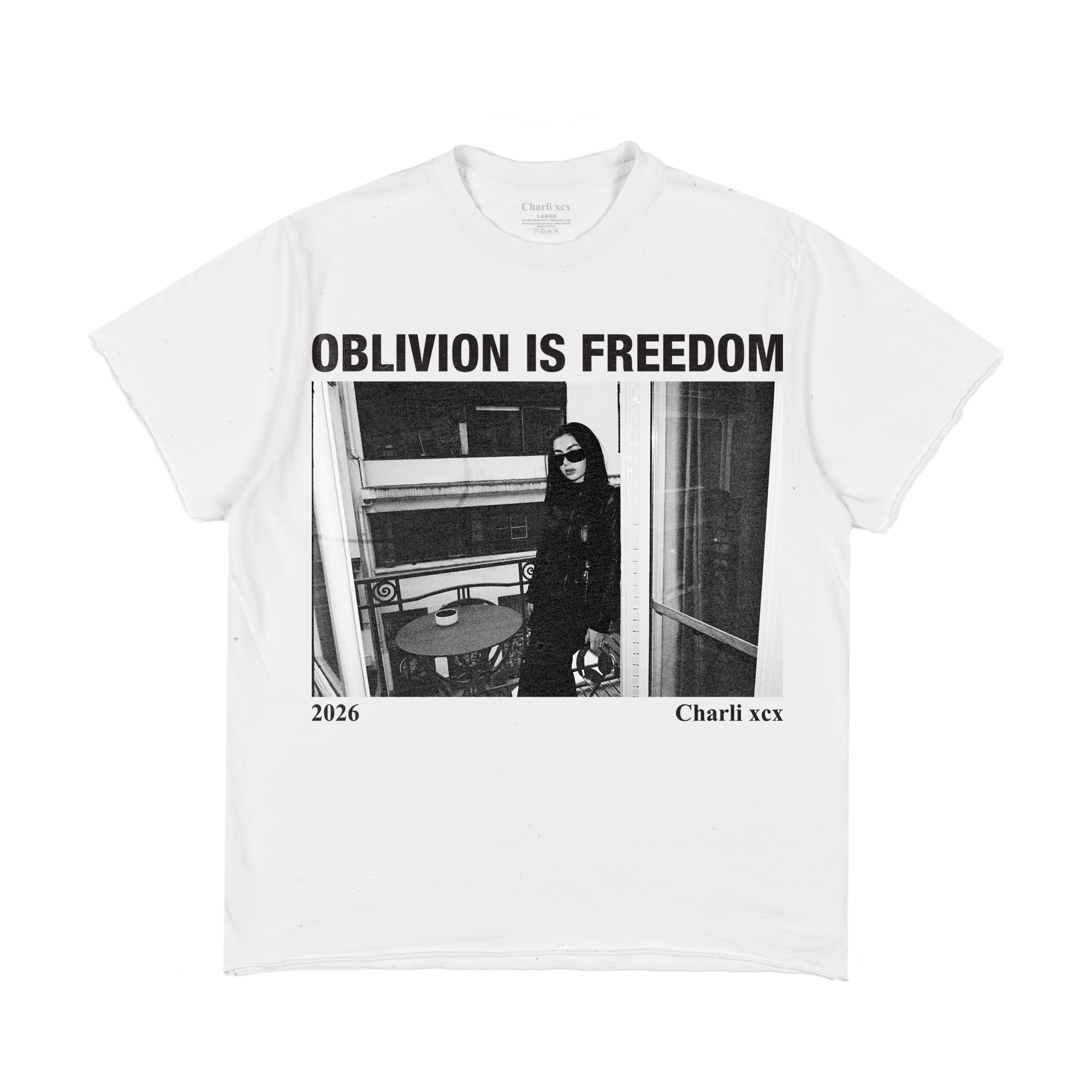 Oblivion Is Freedom Tracklist Tee