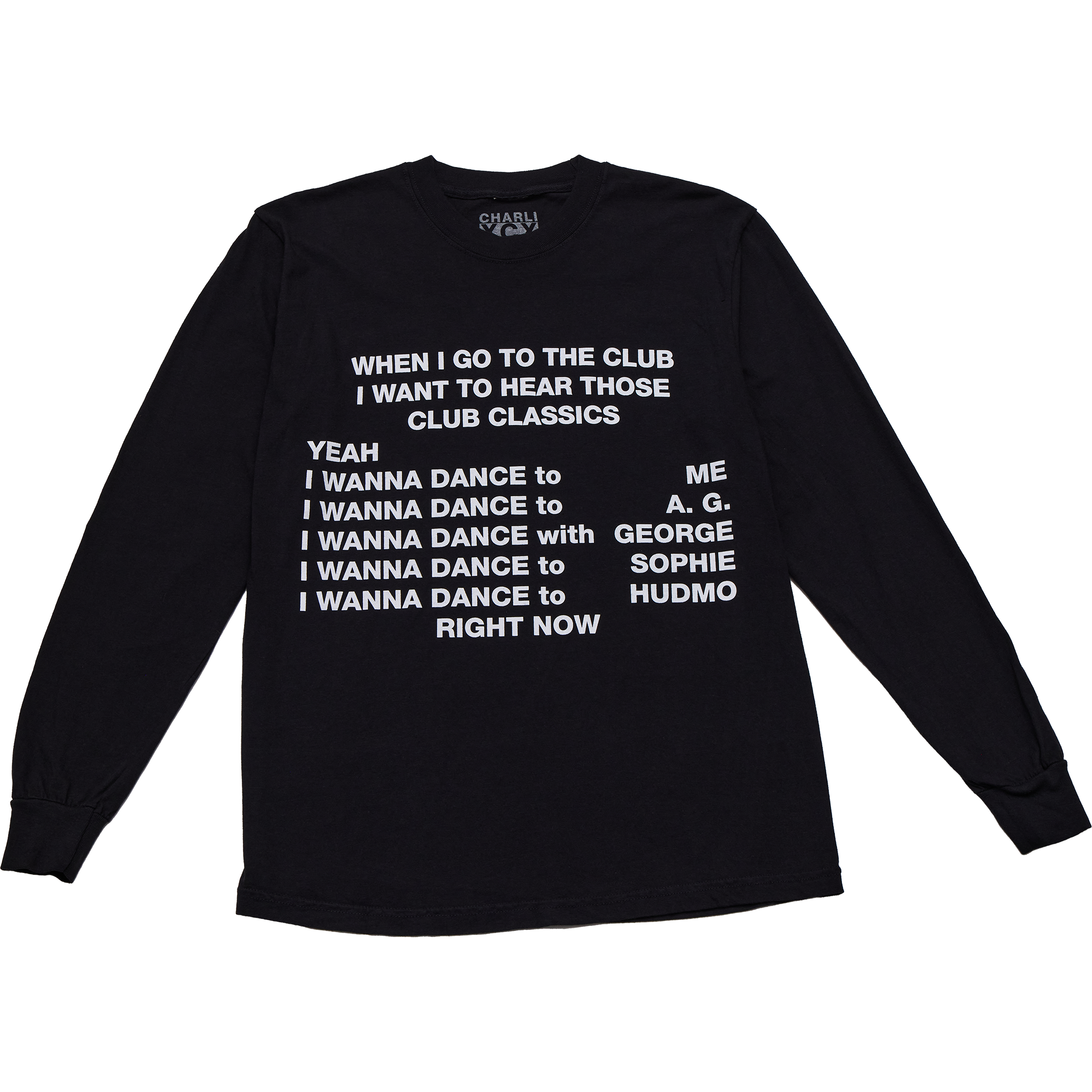 Club classics (long sleeve tee) – charli xcx US store