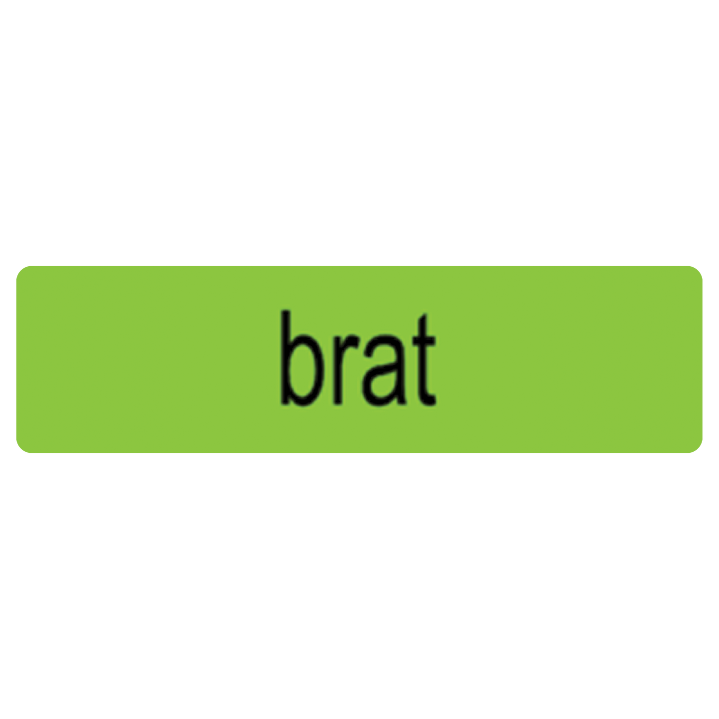 BRAT (bumper sticker)