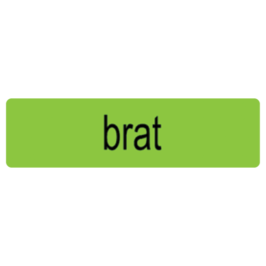 BRAT (bumper sticker)