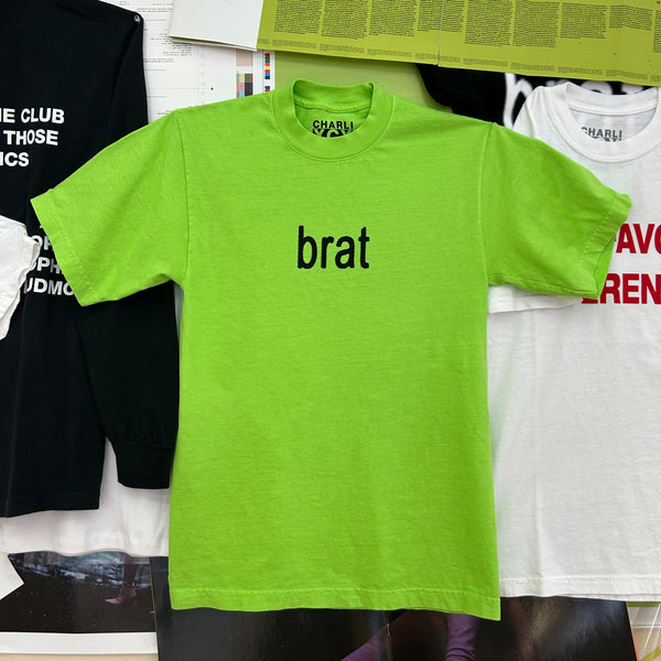 BRAT (green tee) – charli xcx